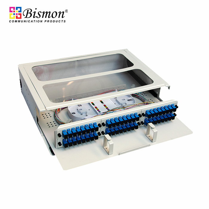 48 Core 2U Rack mount drawer fiber optic (SC-Complete set) อุปกรณ์ครบพร้อมใช้งาน